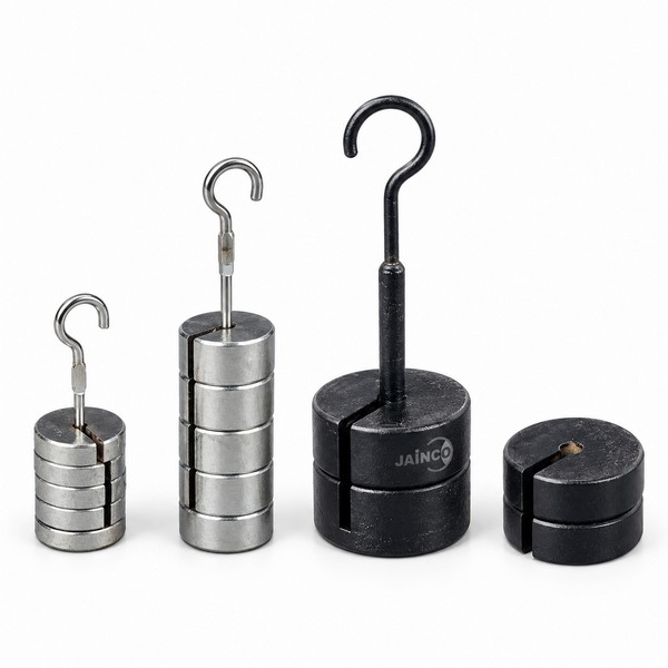 Slotted Weight Iron Rust C.P.Proof (Set of five)